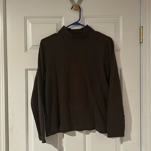 St. John’s Bay Brown Faux Turtleneck